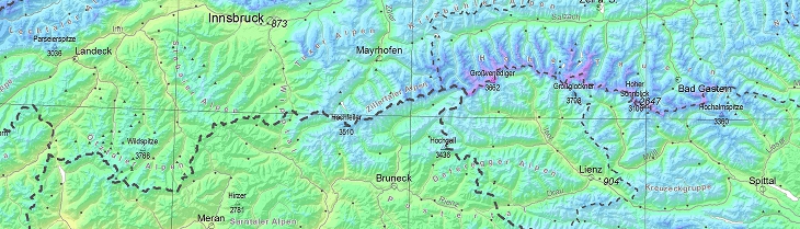 precipitation map